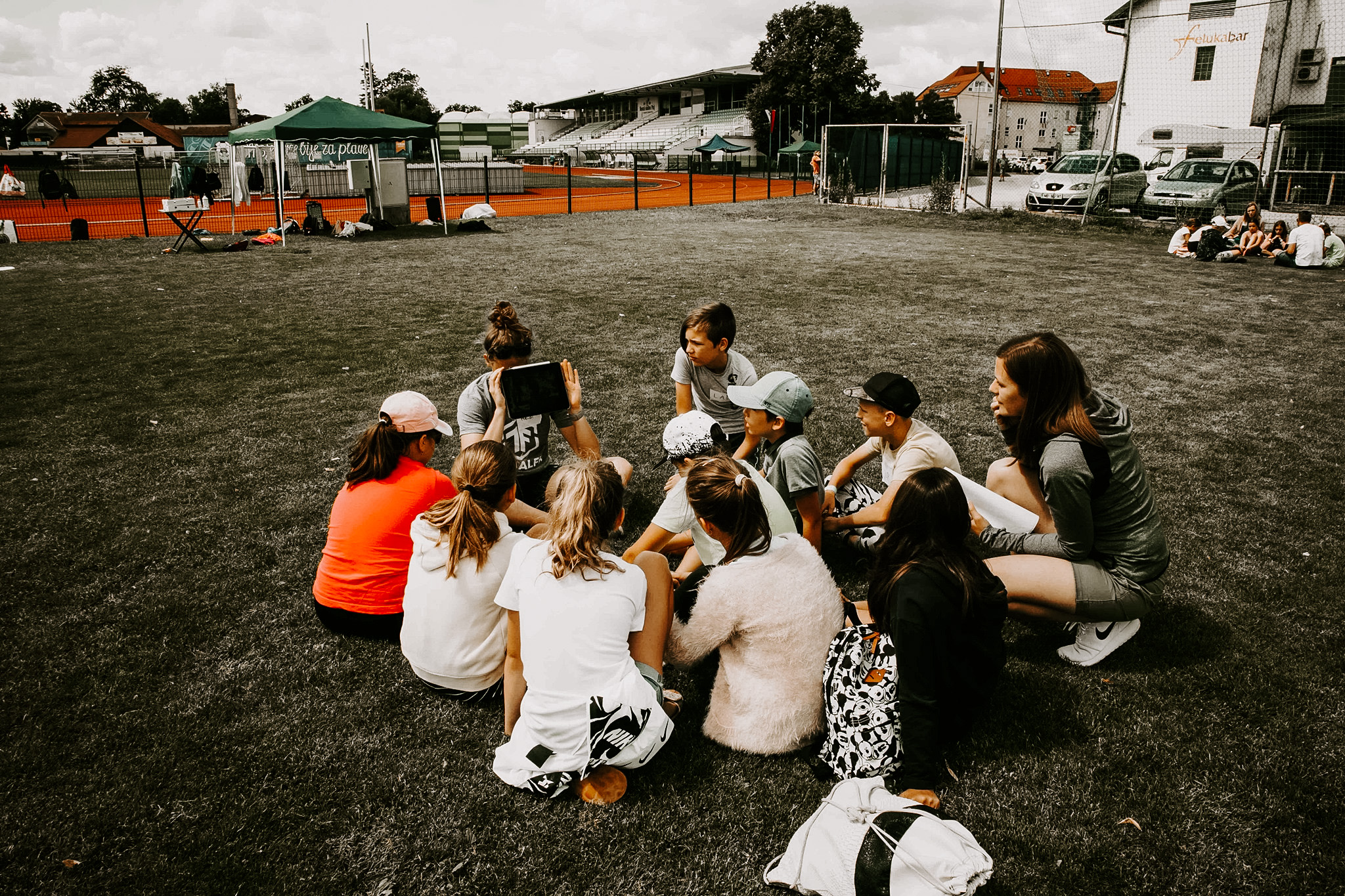 Kids Sitting in circle