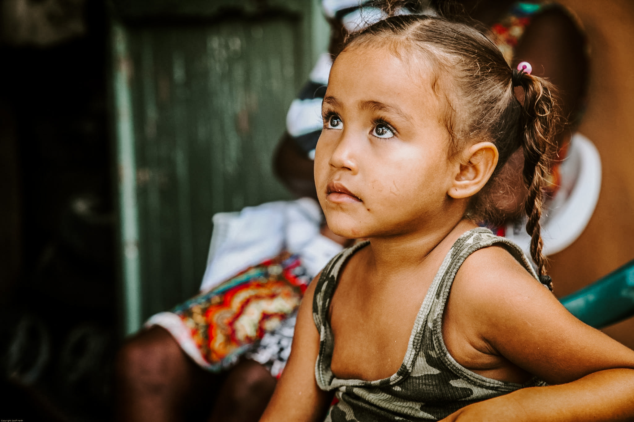 Photo of a little girl from the Dominican Republic