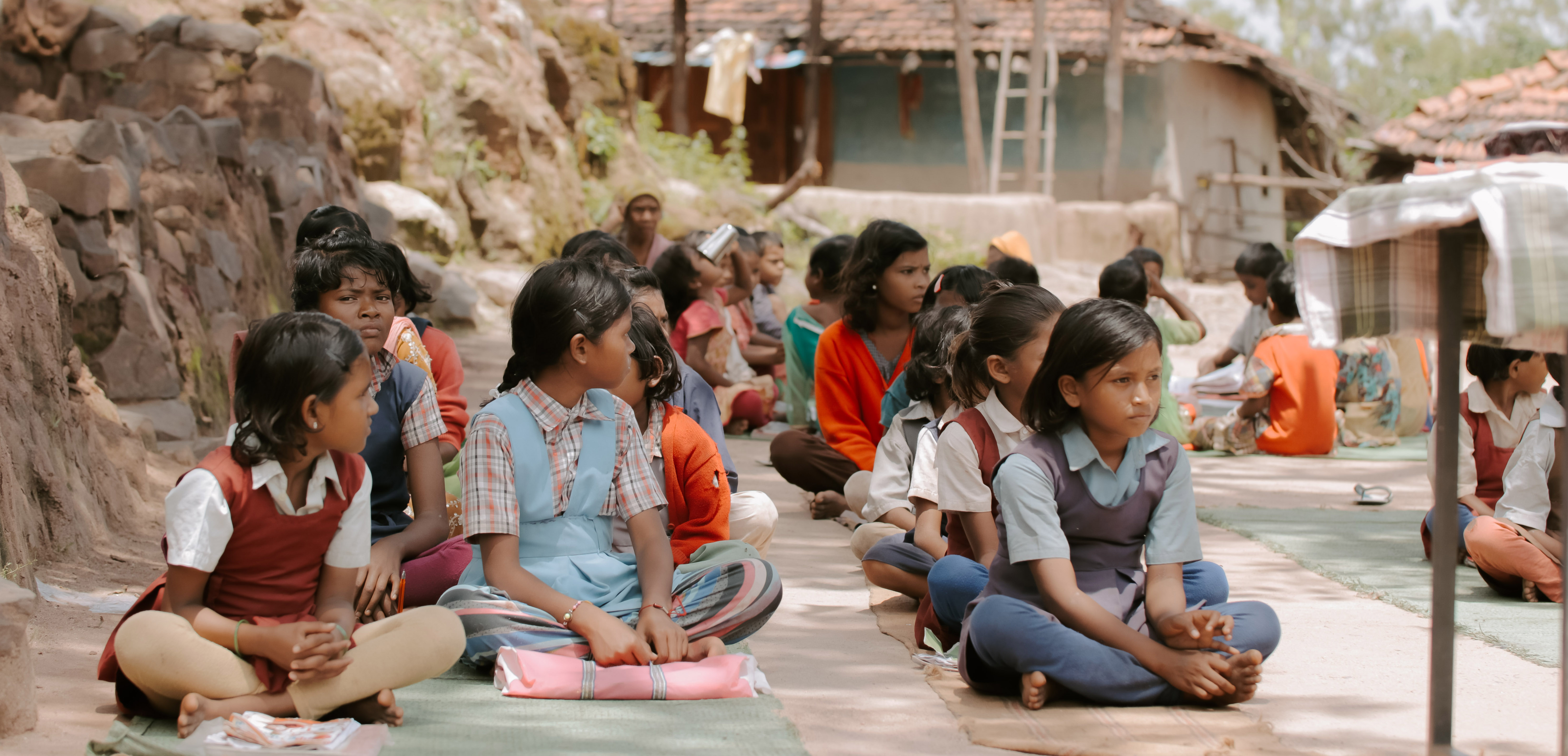 Photo of a group of kids from Southeast Asia