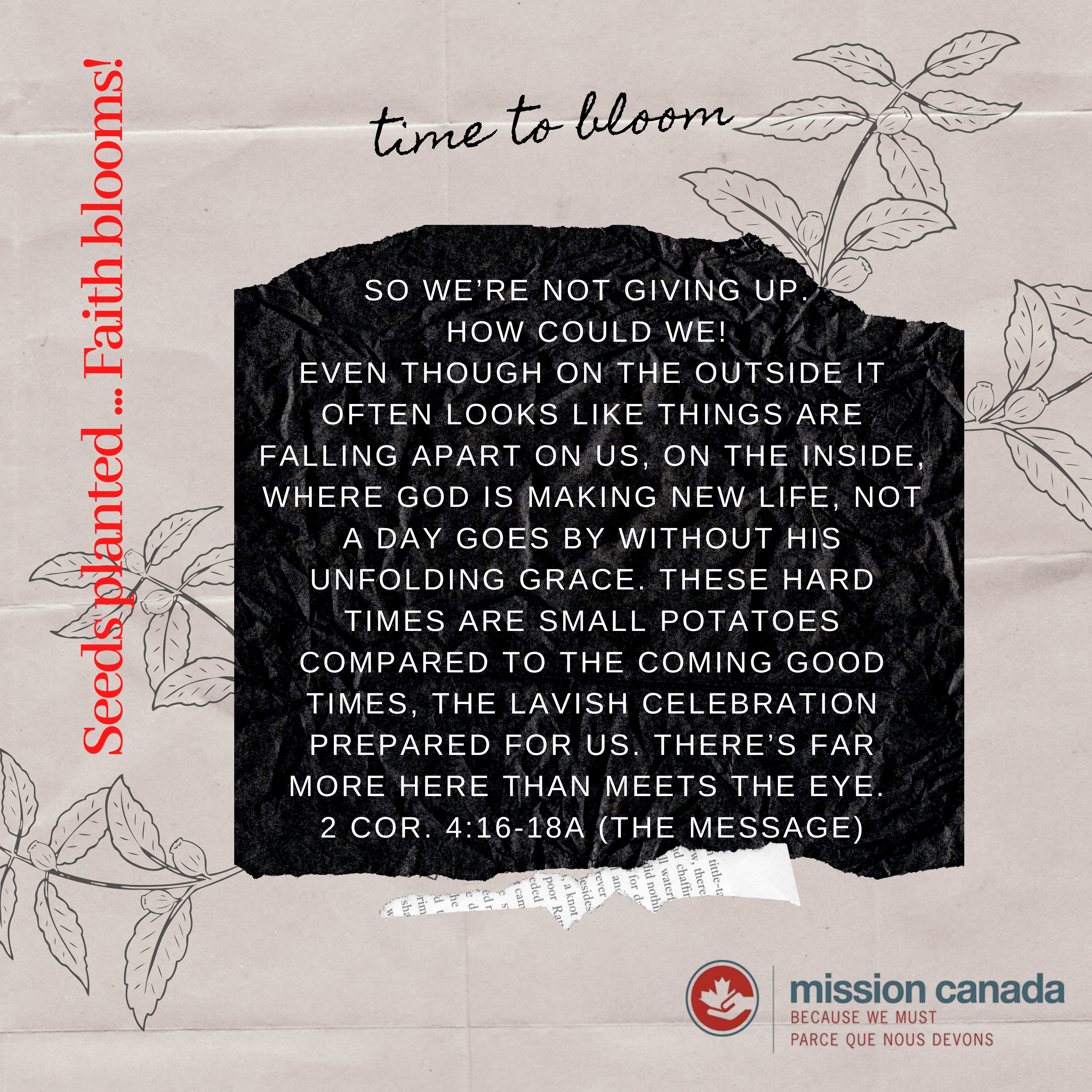 July 9 - Scripture in Canva design 