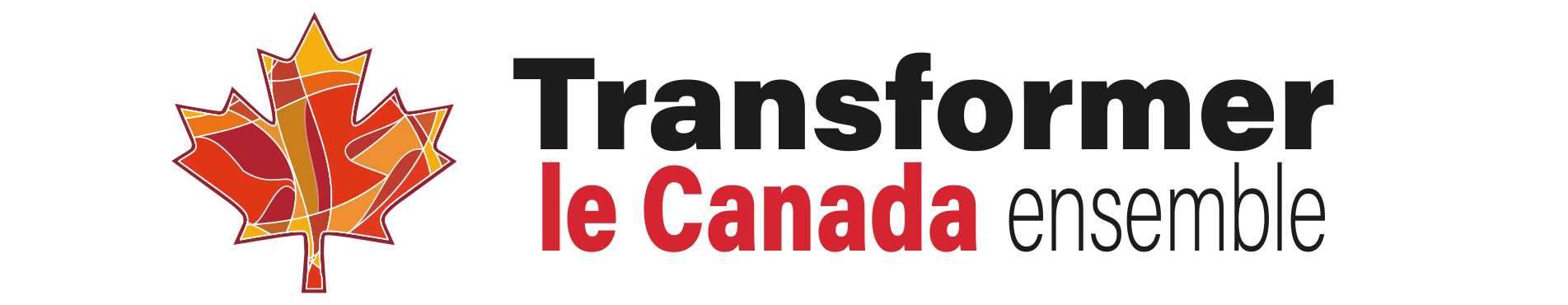 Transforming Canada Together Banner - French
