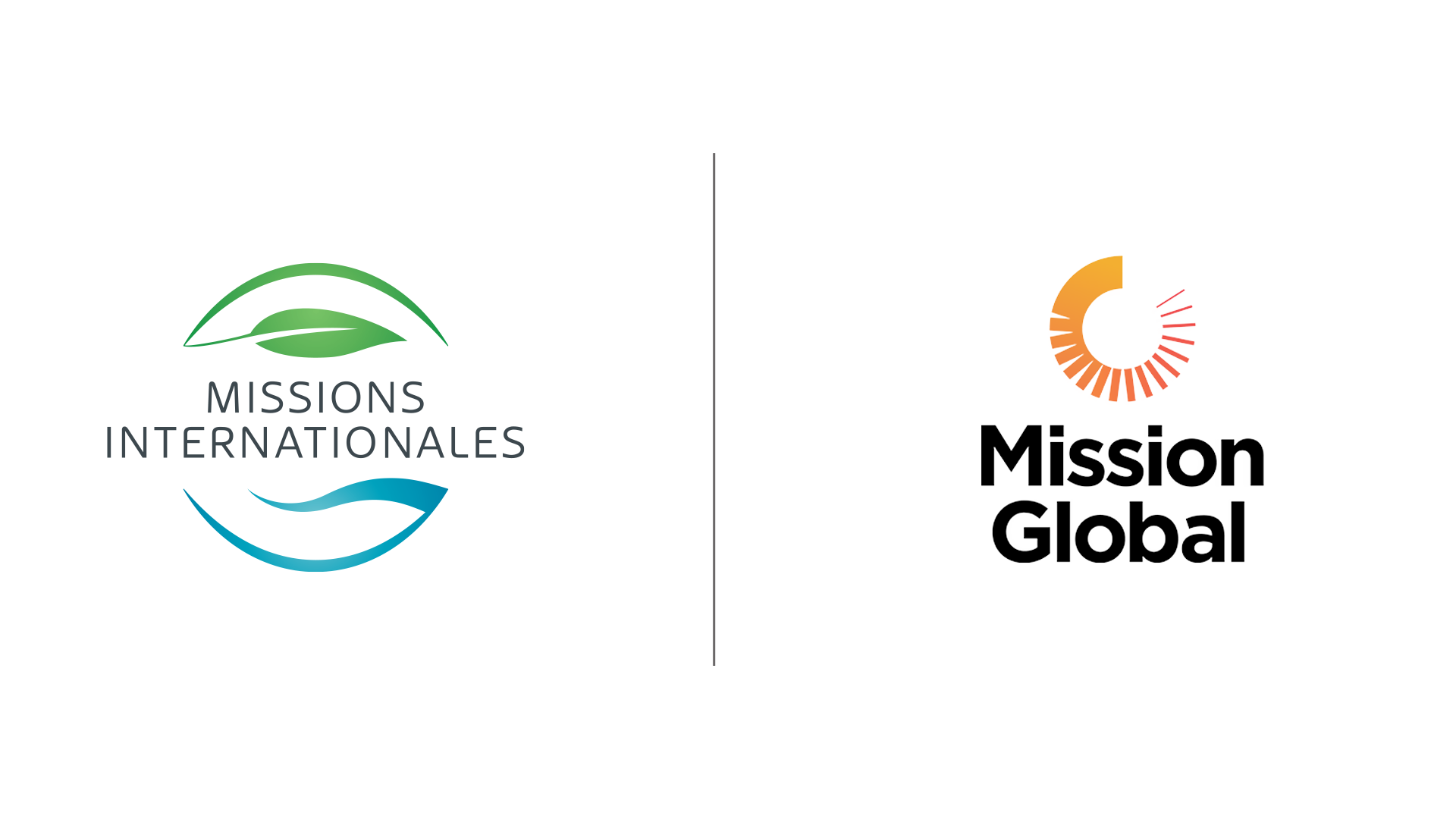 im to mg fr Le logo des missions internationales et le logo de Mission Global côte à côte