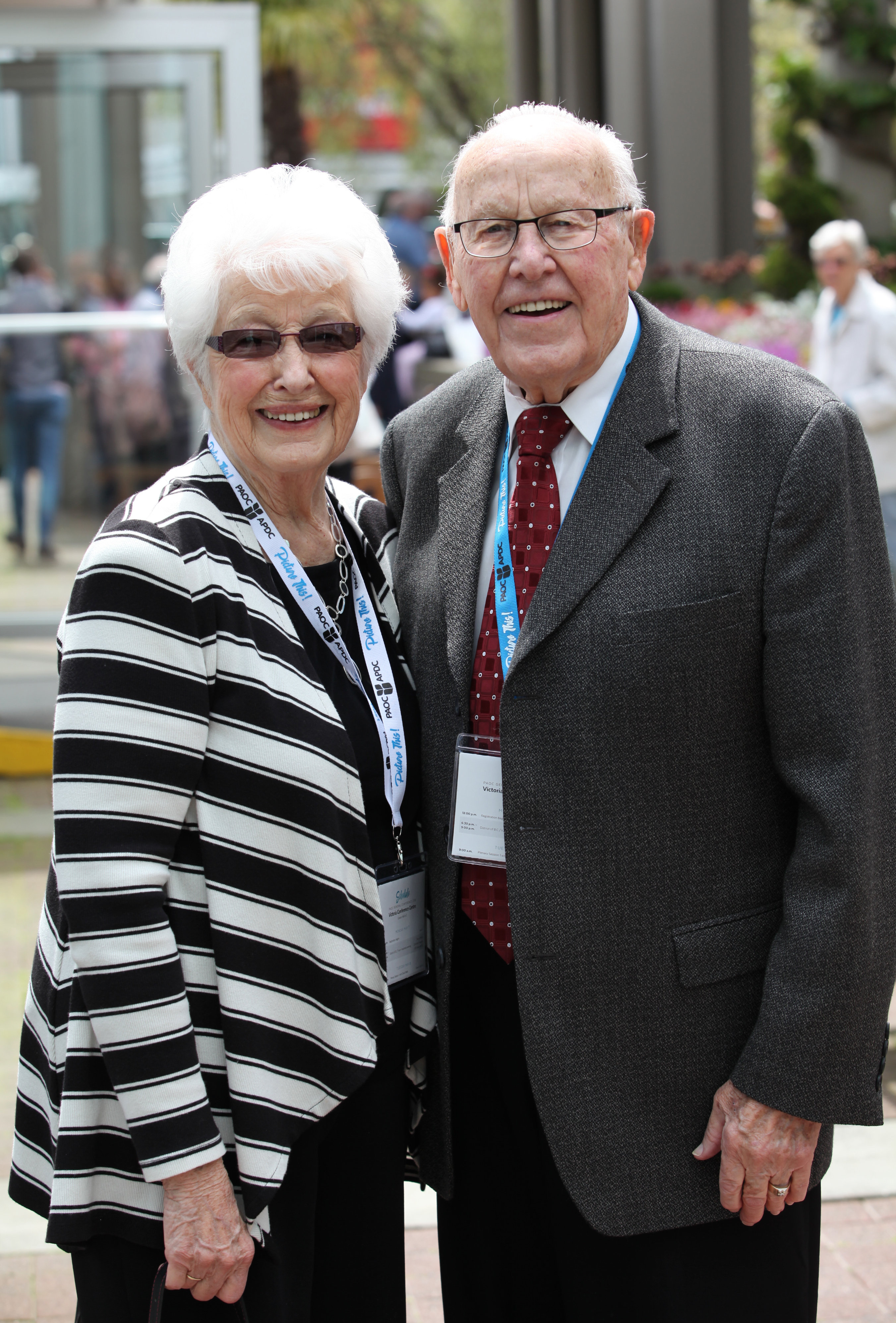 1 - Robert and Shirley Taitinger at General  Conference 2018 in Victoria, B.C.