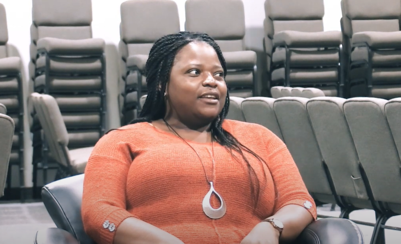 2 - Hospitality Experiment - Cameroon Woman sitting on chair.