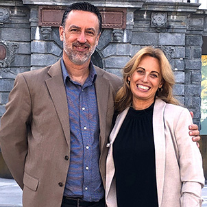 Grant Freake and Anne-Claire Charette