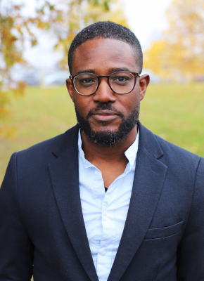 A headshot of Kyvenz Amedee