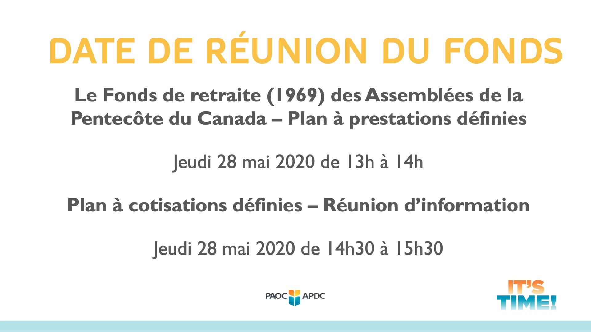 Banner for Pension Meeting