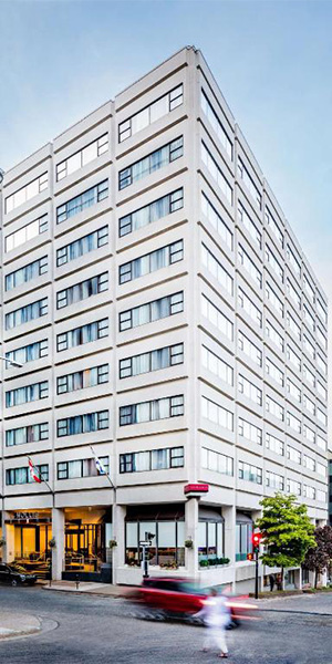 The Hollis hotel in downtown Hallifax