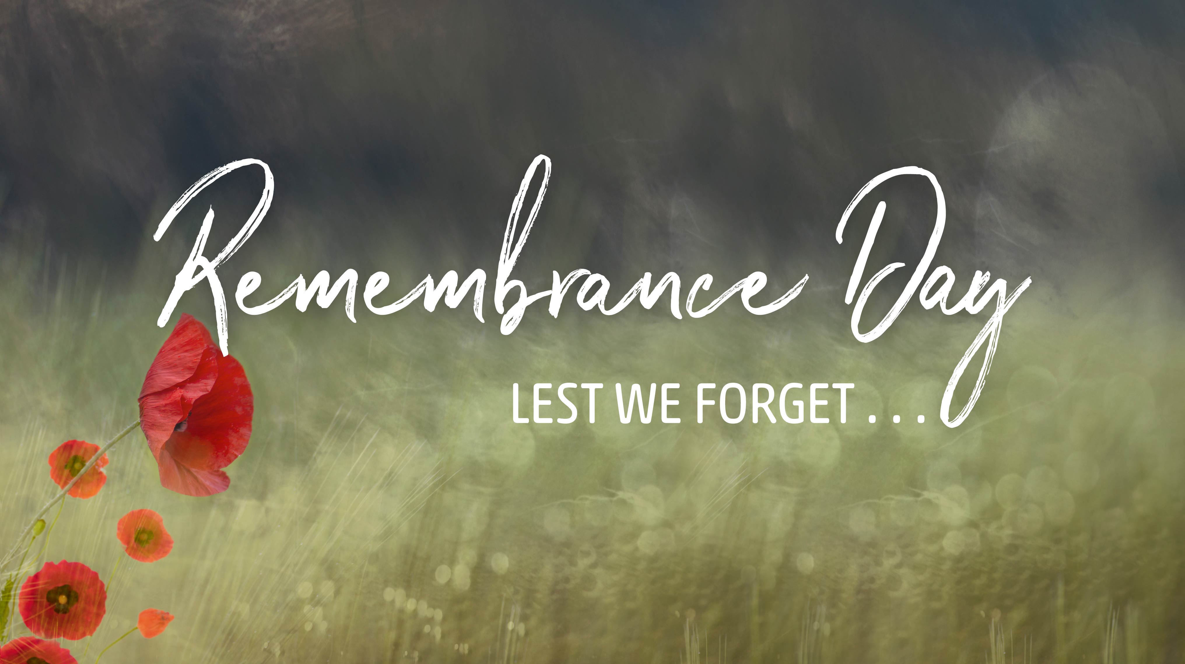 Remembrance Day-Lest We Forget